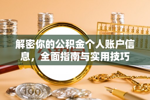 田尾解密你的公积金个人账户信息，全面指南与实用技巧