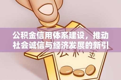 田尾公积金信用体系建设，推动社会诚信与经济发展的新引擎