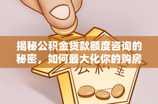 田尾揭秘公积金贷款额度咨询的秘密，如何最大化你的购房资金