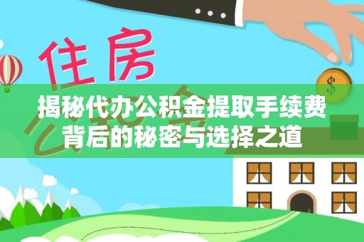 田尾揭秘代办公积金提取手续费背后的秘密与选择之道