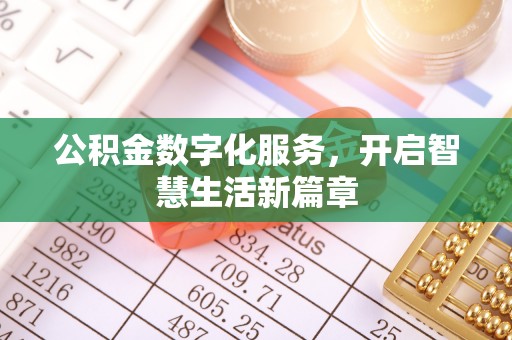 田尾公积金数字化服务，开启智慧生活新篇章