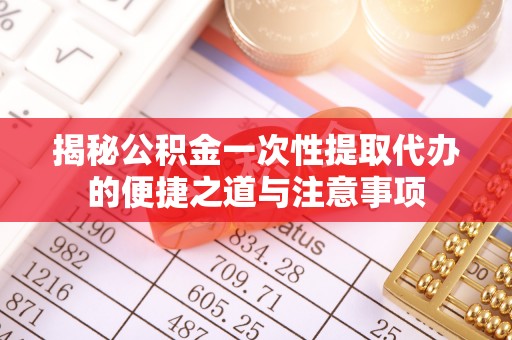 田尾揭秘公积金一次性提取代办的便捷之道与注意事项