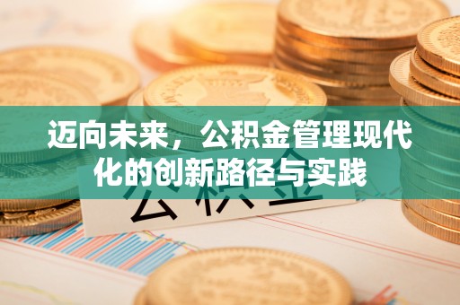 田尾迈向未来，公积金管理现代化的创新路径与实践