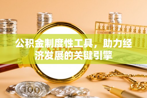 田尾公积金制度性工具，助力经济发展的关键引擎