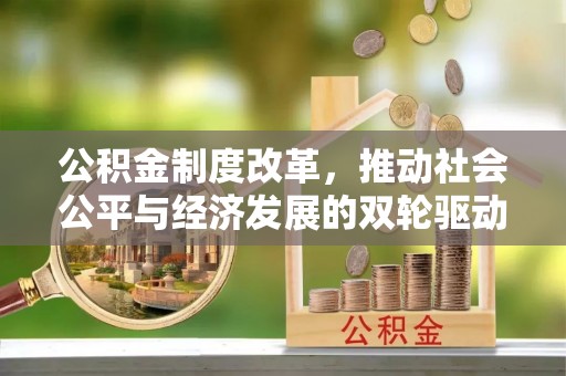 田尾公积金制度改革，推动社会公平与经济发展的双轮驱动