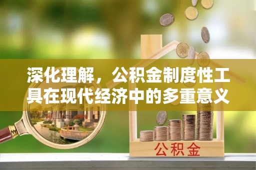 田尾深化理解，公积金制度性工具在现代经济中的多重意义