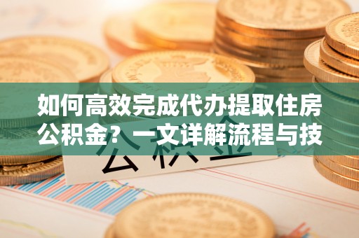 田尾如何高效完成代办提取住房公积金？一文详解流程与技巧