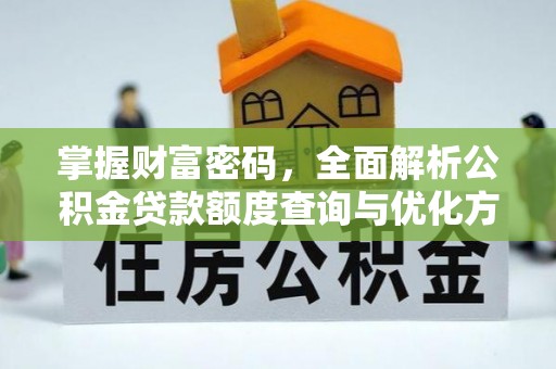 田尾掌握财富密码，全面解析公积金贷款额度查询与优化方案