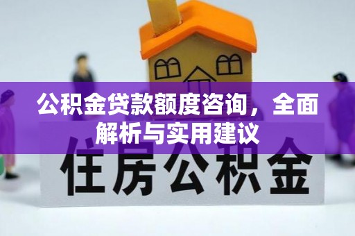 田尾公积金贷款额度咨询，全面解析与实用建议