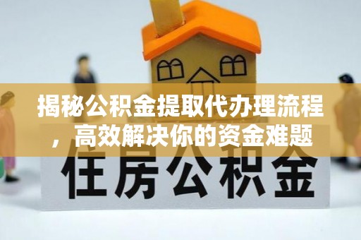 田尾揭秘公积金提取代办理流程，高效解决你的资金难题