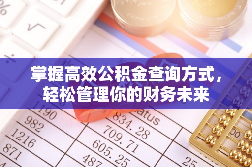 田尾掌握高效公积金查询方式，轻松管理你的财务未来