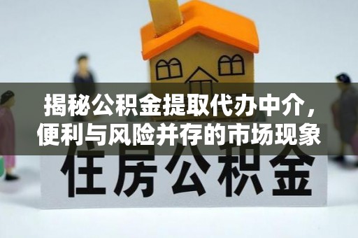 田尾揭秘公积金提取代办中介，便利与风险并存的市场现象