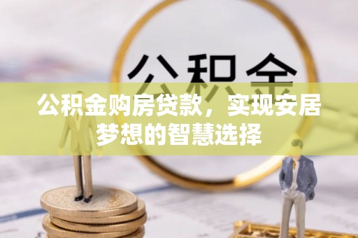 田尾公积金购房贷款，实现安居梦想的智慧选择