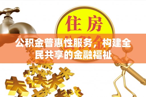 田尾公积金普惠性服务，构建全民共享的金融福祉